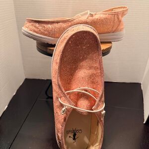 Corkys Women's Pink and Orange Loafers